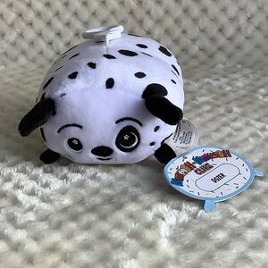 Moosh Moosh Clipz Dozer Dalmatian Plush Bag Clip Stuffed Animal